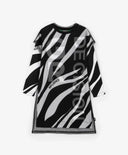 Рокля с дълъг ръкав черно за МОМИЧЕ основен изглед