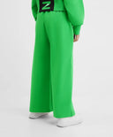 Pantaloni tricot largi, verzi, pentru fată, Gulliver