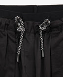 Pantaloni cargo, cu ajustare, negri, pentru fată, Gulliver