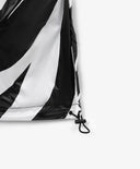 Pantaloni fleece, cu imprimeu alb-negru, pentru fată, Gulliver