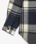 Cămașă flanelată oversized cu mâneci lungi și glugă din material carouri pentru băiat Gulliver