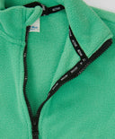 Coupe-vent moale din polar cu fermoar, verde, pentru copii, Button Blue