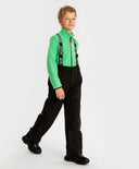 Coupe-vent moale din polar cu fermoar, verde, pentru copii, Button Blue