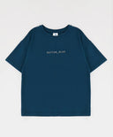 Tricou cu mânecă scurtă și imprimeu, albastru, pentru copii, Button Blue