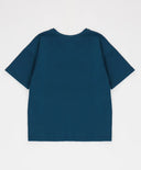 Tricou cu mânecă scurtă și imprimeu, albastru, pentru copii, Button Blue