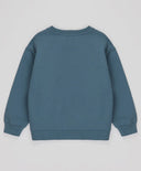 Hanorac de bază cu mânecă lungă și imprimeu albastru pentru copii Button Blue