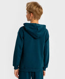 Hanorac cu glugă și imprimeu albastru pentru copii Button Blue