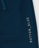 Joggeri cu talie elastică, albaștri, pentru copii, Button Blue