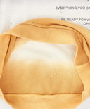 Hanorac fără fermoar cu imprimeu și gradient multicolor pentru copii Button Blue