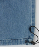 Blugi largi Antifit, cu patru buzunare, albaștri, pentru copii, Button Blue