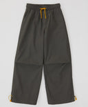 Pantaloni cu pliuri și ajustare a lățimii cracilor, gri, pentru băiat, Button Blue