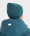 Căciulă tricotată cu tiv albastru pentru copii Button Blue