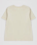 Tricou cu mâneci scurte și buzunar crem pentru băieți Button Blue