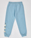 Joggeri căptușiți, cu talie elastică și imprimeu în relief, albastru deschis, pentru băiat, Button Blue
