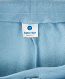 Joggeri căptușiți, cu talie elastică și imprimeu în relief, albastru deschis, pentru băiat, Button Blue