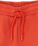 Pantaloni cu buzunare și talie elastică, portocalii, pentru băiat, Button Blue