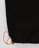 Pantaloni cu pliuri și ajustare a lățimii cracilor, negri, pentru băiat, Button Blue