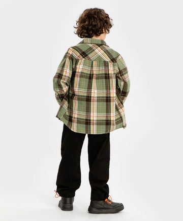 Pantaloni cu pliuri și ajustare a lățimii cracilor, negri, pentru băiat, Button Blue