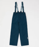 Pantaloni căptușiți, de sezon intermediar, cu bretele detașabile, impermeabili, albaștri, pentru băiat, Button Blue