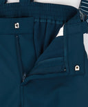 Pantaloni căptușiți, de sezon intermediar, cu bretele detașabile, impermeabili, albaștri, pentru băiat, Button Blue