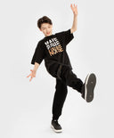 Панталони джогъри черни за МОМЧЕ основен изглед