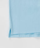 Polo din pique, cu guler, albastru, Button Blue