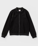 Hanorac bomber cu fermoar negru Button Blue