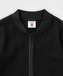 Hanorac bomber cu fermoar negru Button Blue