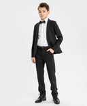 Едноредно сако черно за МОМЧЕ основен изглед