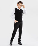 Cămașă conică cu mâneci lungi alb Button Blue