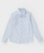 Cămașă din material texturat cu motiv romburi albastru Button Blue