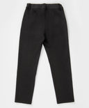 Pantaloni cu dungi presate, negri, Button Blue