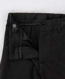 Pantaloni cu dungi presate, negri, Button Blue