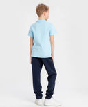 Pantaloni tricot, albaștri, Button Blue