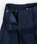 Pantaloni banana, cu pliuri, albaștri, Button Blue