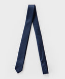 Cravată îngustă cu puncte, albastră, Button Blue