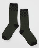 Set de două perechi de șosete înalte, multicolore, pentru băiat, Button Blue