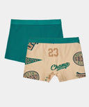 Set de boxeri din două piese, multicolor, pentru băiat, Button Blue