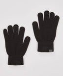 Mănuși tricotate gri pentru copii, Button Blue