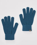 Mănuși tricotate albastre pentru copii, Button Blue