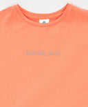 Tricou de bază cu mâneci scurte și imprimeu corai pentru copii Button Blue