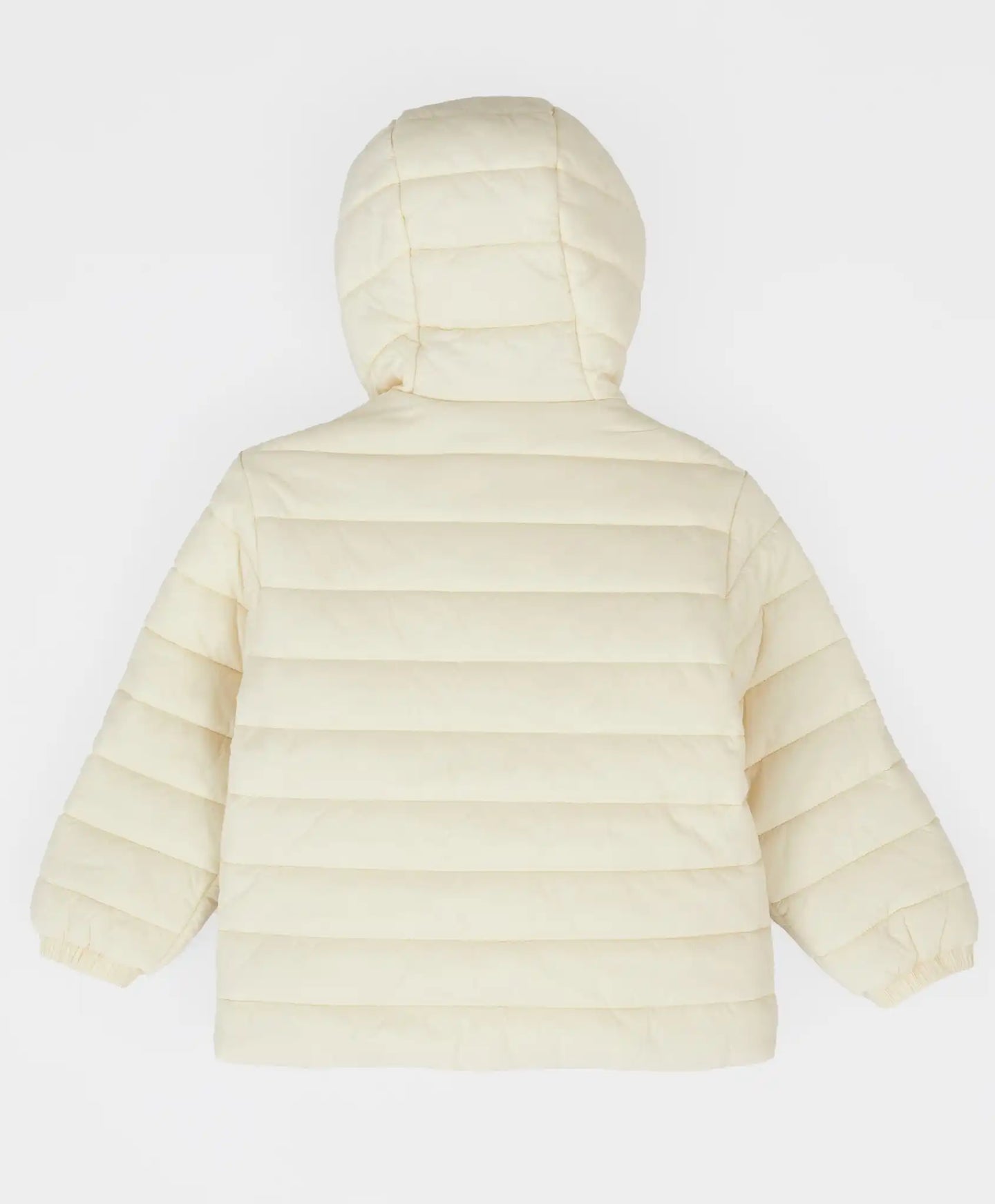 Geacă de sezon intermediar cu glugă, matlasată, crem, pentru copii, Button Blue