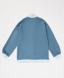 Jachetă bomber cu nasturi albastru pentru copii Button Blue