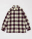 Cămașă carouri cu nasturi și mâneci lungi, călduroasă, multicoloră pentru copii Button Blue