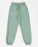 Joggeri căptușiți, cu talie elastică și imprimeu, verzi, pentru fată, Button Blue