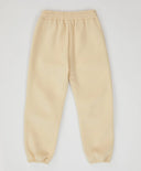 Joggeri căptușiți, cu talie elastică, crem, pentru fată, Button Blue
