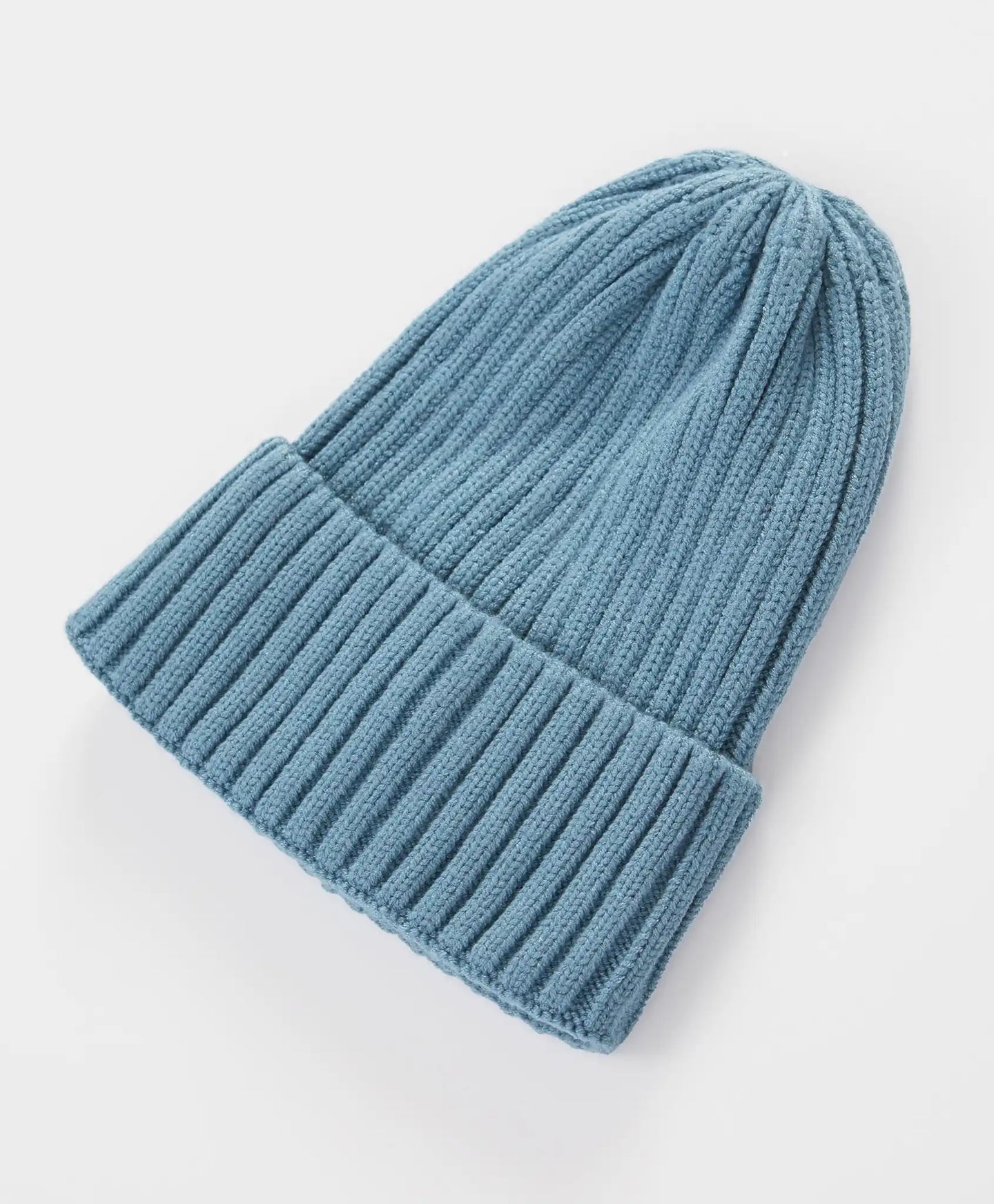 Căciulă tricotată cu tiv albastru deschis pentru copii Button Blue