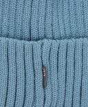 Căciulă tricotată cu tiv albastru deschis pentru copii Button Blue