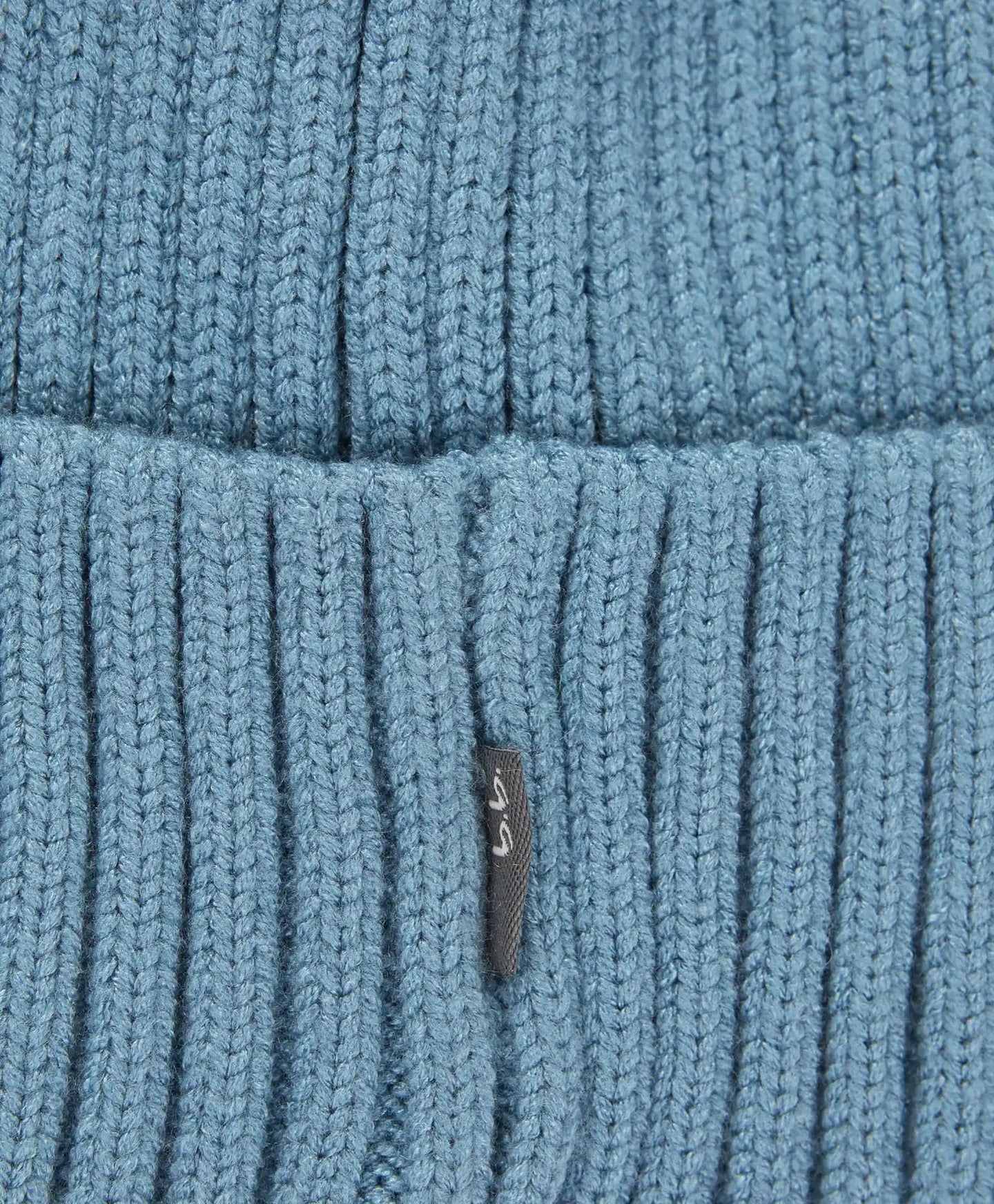 Căciulă tricotată cu tiv albastru deschis pentru copii Button Blue