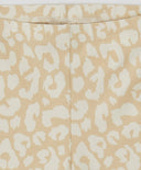 Colanți cu imprimeu animal print, bej, pentru fată, Button Blue